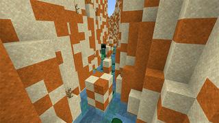 Screenshot of the Minecraft Bedrock Marketplace product Splash Parkour created by The Rage Craft Room.