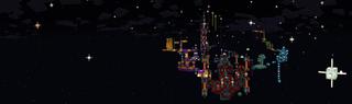 Panorama of the Minecraft Bedrock Marketplace product Starlight Parkour created by The Rage Craft Room.
