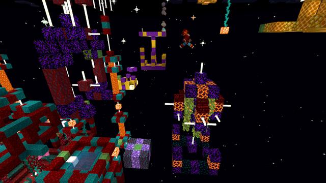 Screenshot of the Minecraft Bedrock Marketplace product Starlight Parkour created by The Rage Craft Room.