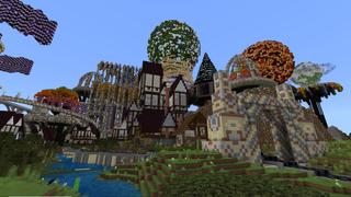 Screenshot of the Minecraft Bedrock Marketplace product Arena PvP Citadel created by The World Foundry.