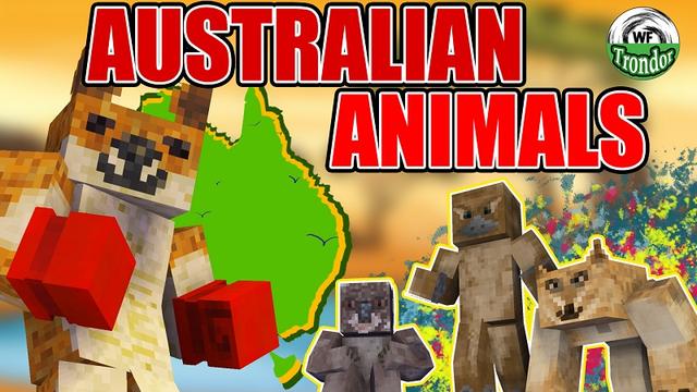 Thumbnail of the Minecraft Bedrock Marketplace product Australian Animals created by The World Foundry.