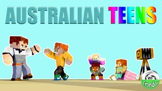 Thumbnail of the Minecraft Bedrock Marketplace product Australian Teens created by The World Foundry.