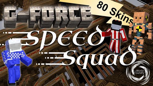 Thumbnail of the Minecraft Bedrock Marketplace product G-Force Speed Squad created by The World Foundry.