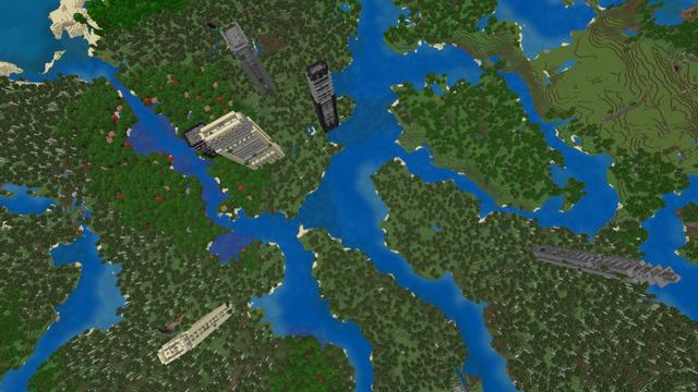 Screenshot of the Minecraft Bedrock Marketplace product Hollow Core created by The World Foundry.