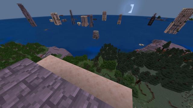 Screenshot of the Minecraft Bedrock Marketplace product Hollow Core created by The World Foundry.