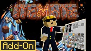 Thumbnail of the Minecraft Bedrock Marketplace product ITEMATE Add-On created by The World Foundry.
