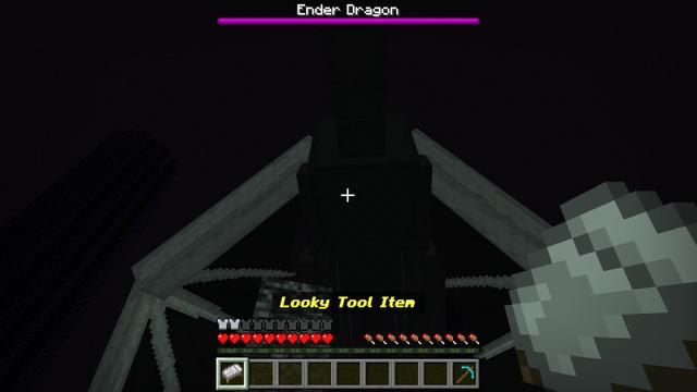 Screenshot of the Minecraft Bedrock Marketplace product Looky Tool created by The World Foundry.