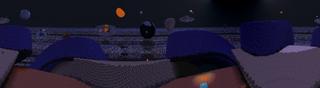 Panorama of the Minecraft Bedrock Marketplace product Star Block created by The World Foundry.