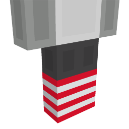 Thumbnail of the Minecraft Bedrock Marketplace product Stripey socks created by The World Foundry.