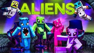 Thumbnail of the Minecraft Bedrock Marketplace product Aliens created by ThunderAy.