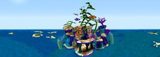 Panorama of the Minecraft Bedrock Marketplace product Aquatic City created by ThunderAy.