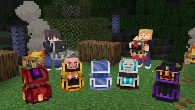 Screenshot of the Minecraft Bedrock Marketplace product Backpacks++ Add-On created by ThunderAy.