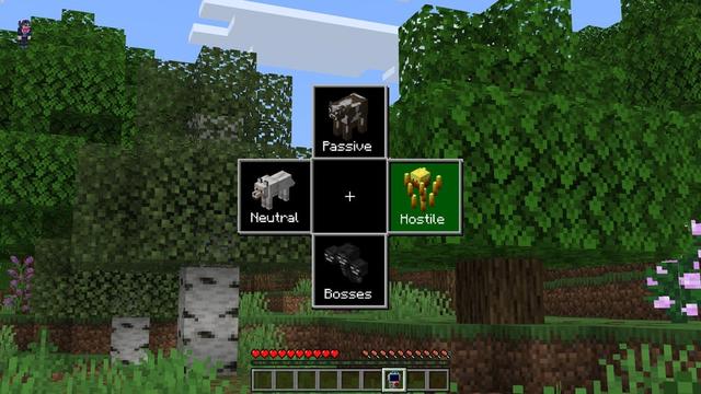 Screenshot of the Minecraft Bedrock Marketplace product BE a MOB Add-Ons created by ThunderAy.
