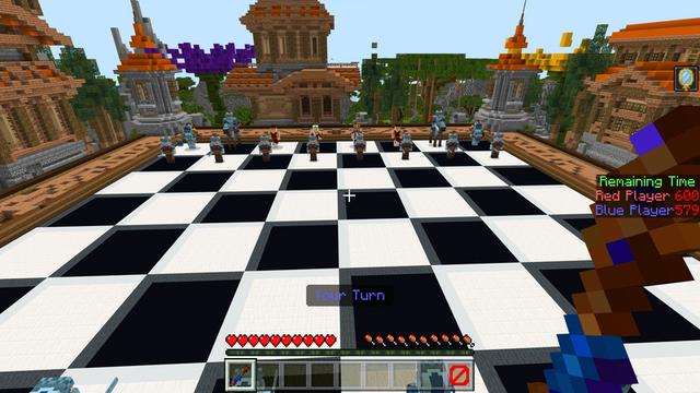 Screenshot of the Minecraft Bedrock Marketplace product Chess created by ThunderAy.