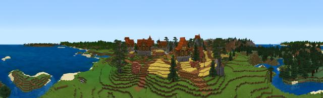 Panorama of the Minecraft Bedrock Marketplace product Climbing Mobs created by ThunderAy.