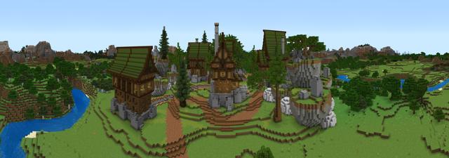 Panorama of the Minecraft Bedrock Marketplace product Cursed Items created by ThunderAy.