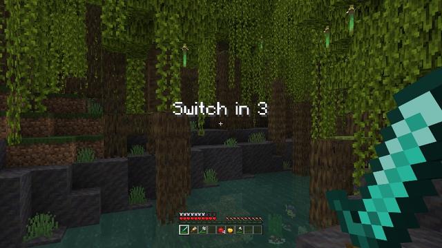 Screenshot of the Minecraft Bedrock Marketplace product Death Swap+ created by ThunderAy.
