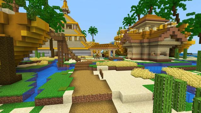 Screenshot of the Minecraft Bedrock Marketplace product Dragon Island created by ThunderAy.