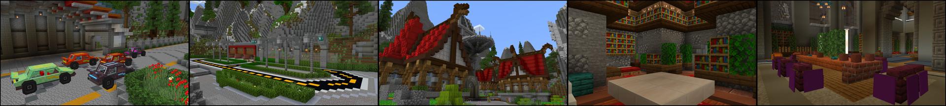 Panorama of the Minecraft Bedrock Marketplace product Véhicules dragons created by ThunderAy.