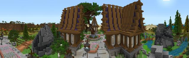 Panorama of the Minecraft Bedrock Marketplace product Fireball Mobs created by ThunderAy.