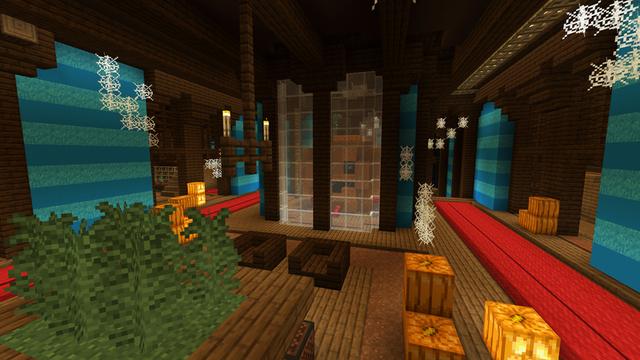 Screenshot of the Minecraft Bedrock Marketplace product Base souterraine d'Halloween created by ThunderAy.