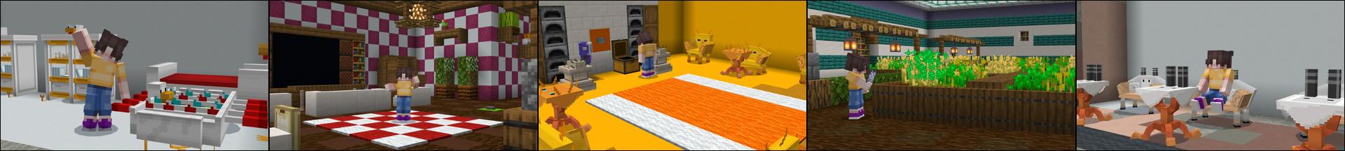 Panorama of the Minecraft Bedrock Marketplace product How to Live Inside a Mob created by ThunderAy.
