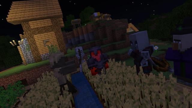 Screenshot of the Minecraft Bedrock Marketplace product Hunger Mob Games created by ThunderAy.