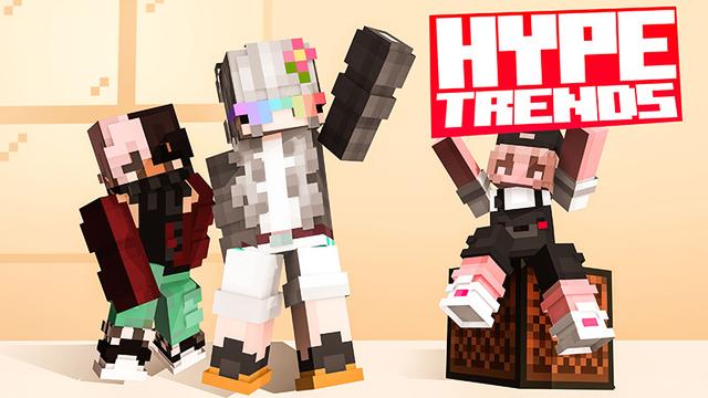 Thumbnail of the Minecraft Bedrock Marketplace product Hype Trends created by ThunderAy.