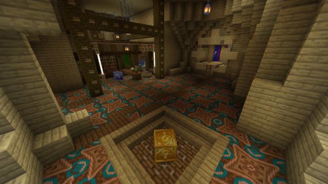 Screenshot of the Minecraft Bedrock Marketplace product Blocs chanceux du champignon de l'île created by ThunderAy.