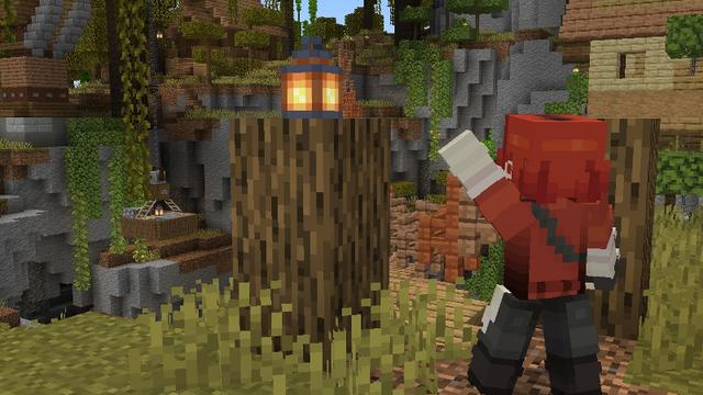 Screenshot of the Minecraft Bedrock Marketplace product Jungle Trails created by ThunderAy.