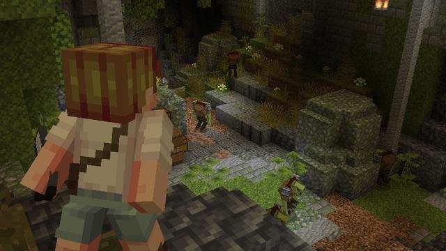 Screenshot of the Minecraft Bedrock Marketplace product Jungle Trails created by ThunderAy.