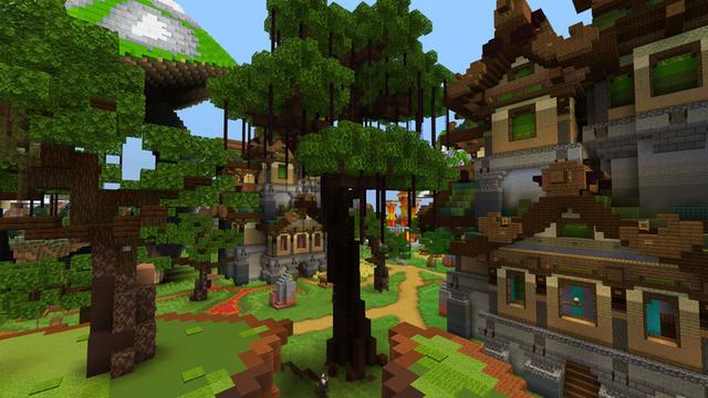 Screenshot of the Minecraft Bedrock Marketplace product Village de la jungle created by ThunderAy.
