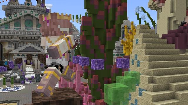 Screenshot of the Minecraft Bedrock Marketplace product Kingdom Parkour created by ThunderAy.