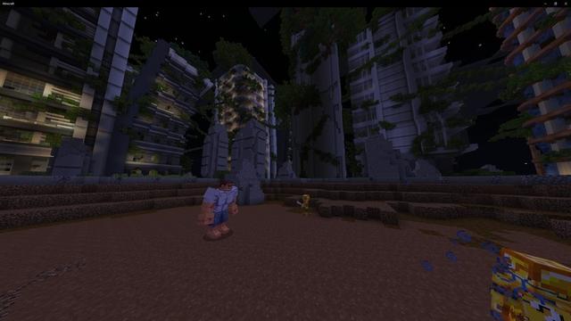 Screenshot of the Minecraft Bedrock Marketplace product Lucky Block Heroes created by ThunderAy.