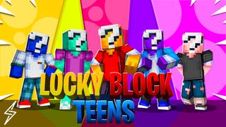 Thumbnail of the Minecraft Bedrock Marketplace product Lucky Block Teens created by ThunderAy.