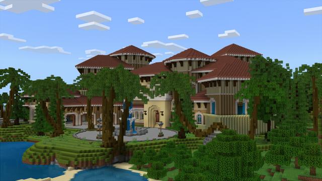 Screenshot of the Minecraft Bedrock Marketplace product Luxury Mansion created by ThunderAy.