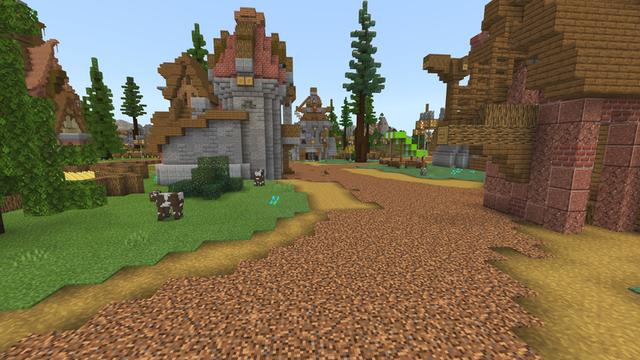 Screenshot of the Minecraft Bedrock Marketplace product Medieval Village created by ThunderAy.