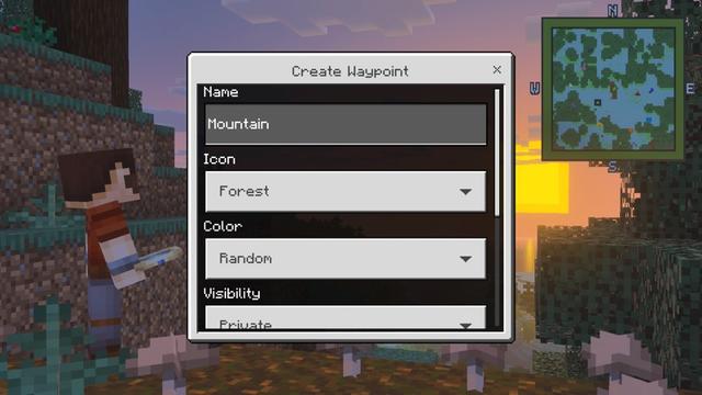 Screenshot of the Minecraft Bedrock Marketplace product Minimap Add-On created by ThunderAy.