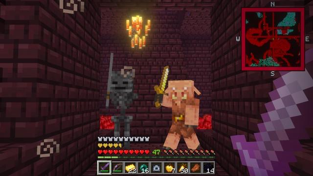 Screenshot of the Minecraft Bedrock Marketplace product Minimap Add-On created by ThunderAy.
