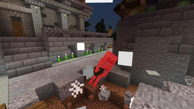 Screenshot of the Minecraft Bedrock Marketplace product Mobs Explode created by ThunderAy.
