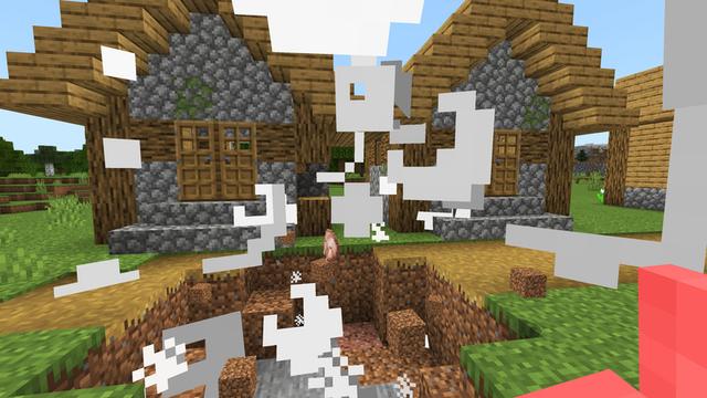 Screenshot of the Minecraft Bedrock Marketplace product Mobs Explode created by ThunderAy.