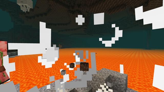 Screenshot of the Minecraft Bedrock Marketplace product Mobs Explode created by ThunderAy.