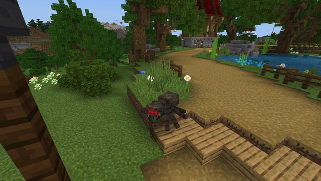 Screenshot of the Minecraft Bedrock Marketplace product Mobs Teleport created by ThunderAy.