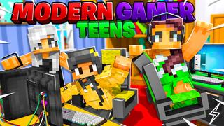 Thumbnail of the Minecraft Bedrock Marketplace product Modern Gamer Teens created by ThunderAy.