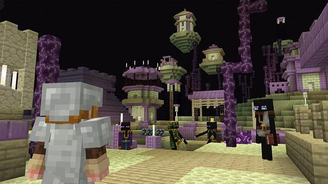 Screenshot of the Minecraft Bedrock Marketplace product Add-On „More Villages“ created by ThunderAy.
