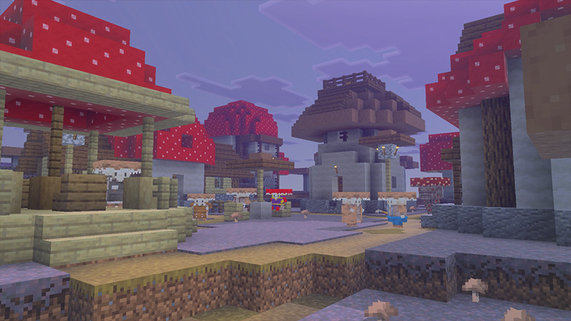 Screenshot of the Minecraft Bedrock Marketplace product More Villages Add-On created by ThunderAy.