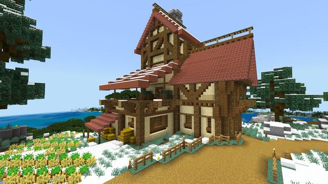 Screenshot of the Minecraft Bedrock Marketplace product Mystery Island created by ThunderAy.