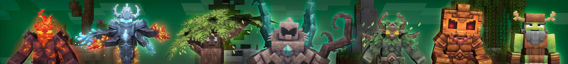 Panorama of the Minecraft Bedrock Marketplace product One Block Bosses created by ThunderAy.
