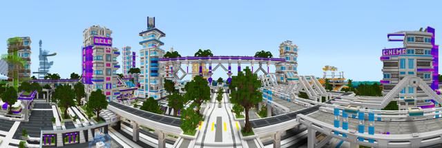 Panorama of the Minecraft Bedrock Marketplace product Online created by ThunderAy.