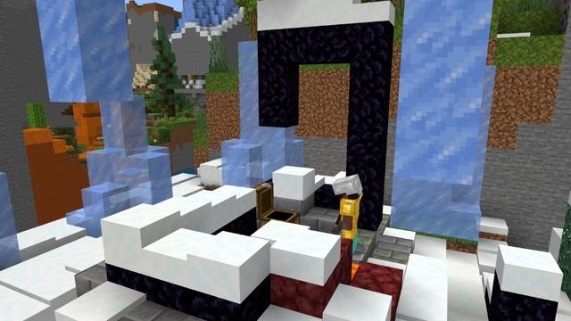 Screenshot of the Minecraft Bedrock Marketplace product Random Chunks created by ThunderAy.